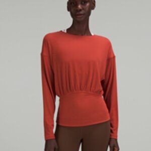 lululemon women's Ribbed Modal-Silk Blend Long Sleeve Shirt